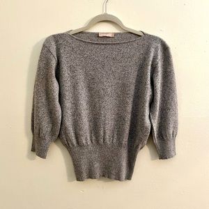 Luca Luca by Luca Orlandi Gray Cashmere Sweater